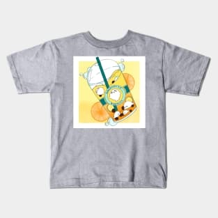 Seal and Lemon Bubble Tea Kids T-Shirt